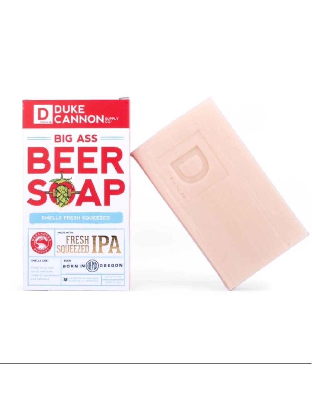 DUKE CANNON BIG BEER SOAP FRESH SQUEEZED IPA 10oz NIB